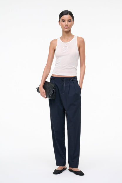 Heath Pant Navy | STAUD Smart Buy
