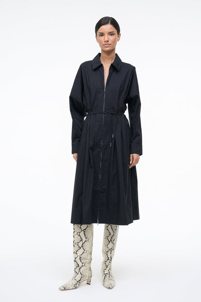 Chi Midi Dress Black | STAUD Latest