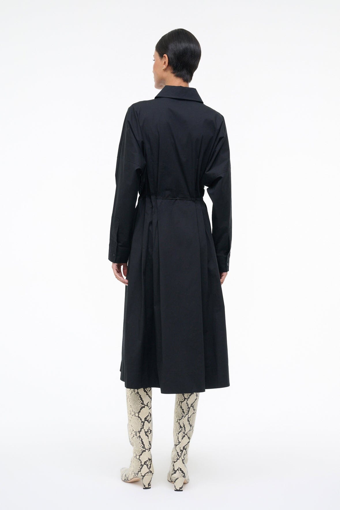 Chi Midi Dress Black | STAUD Latest