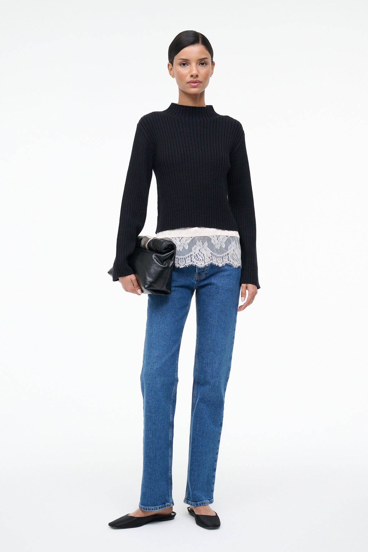 Willow Sweater Black | STAUD Best Price