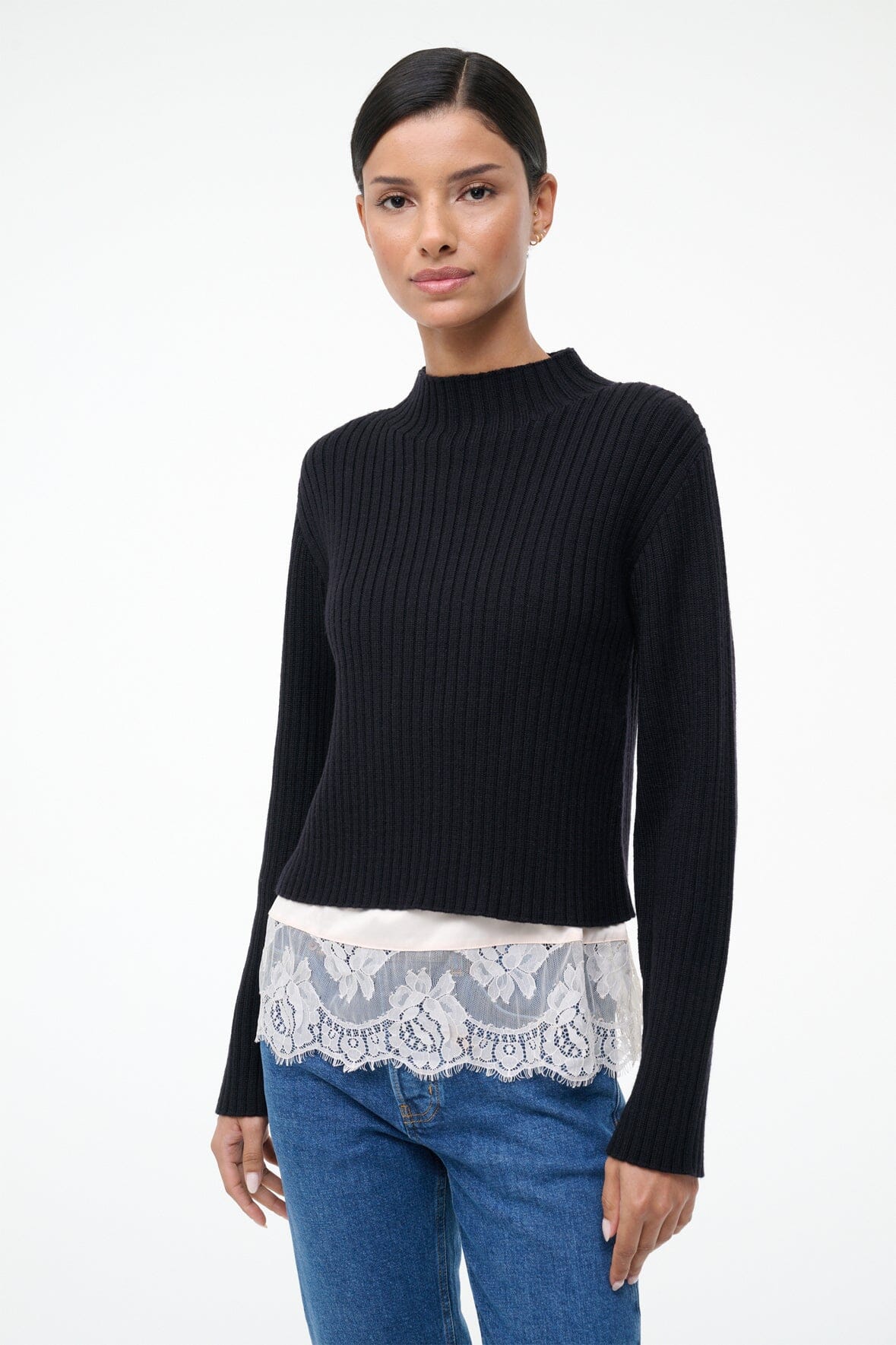 Willow Sweater Black | STAUD Best Price