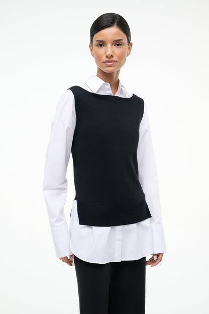 Damian Top Black White | STAUD Recommended