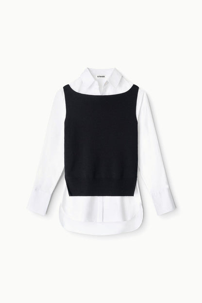 Damian Top Black White | STAUD Recommended