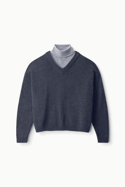 Doris Cashmere Sweater Charcoal | STAUD Latest