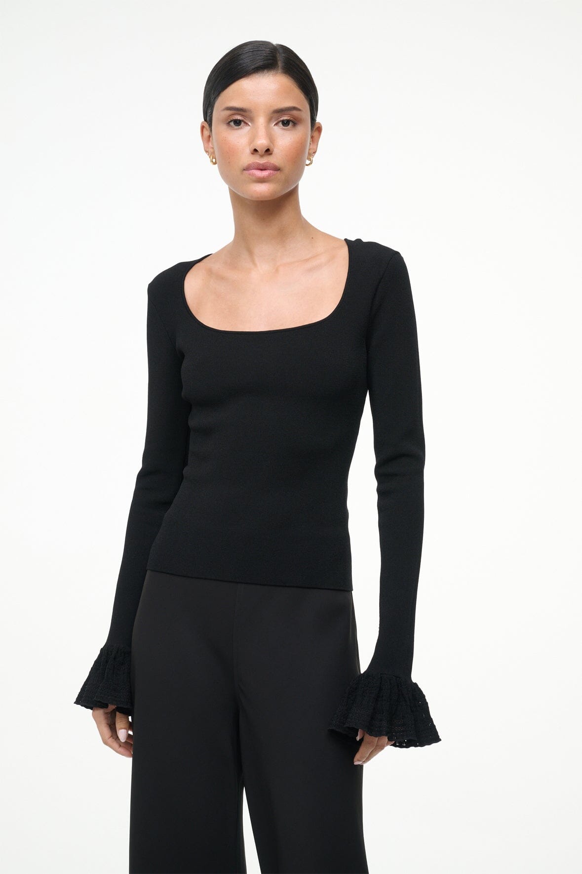 Shelley Top Black | STAUD Latest