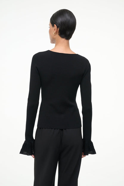 Shelley Top Black | STAUD Latest