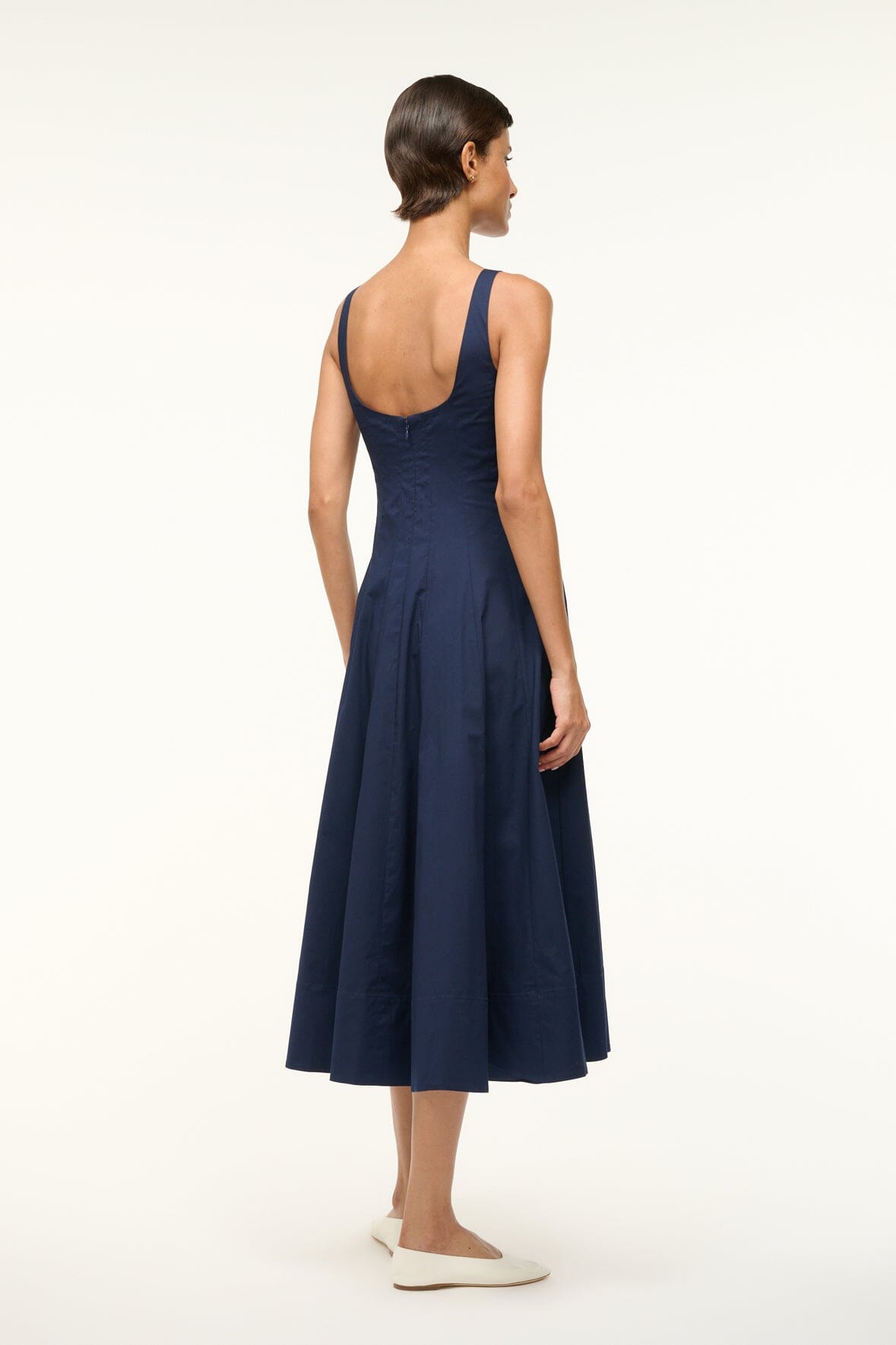 Wells Dress Navy 1 | STAUD Special Offer