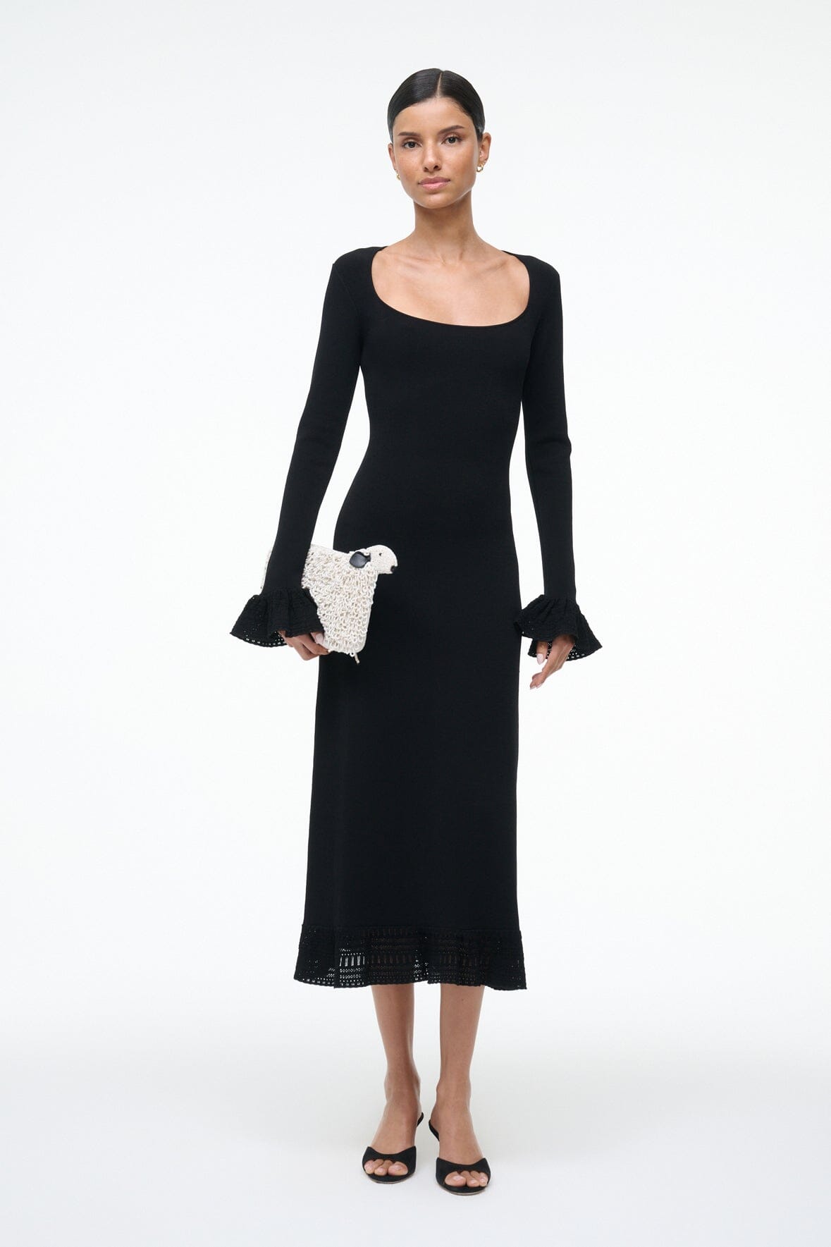 Shelley Dress Black | STAUD Quality