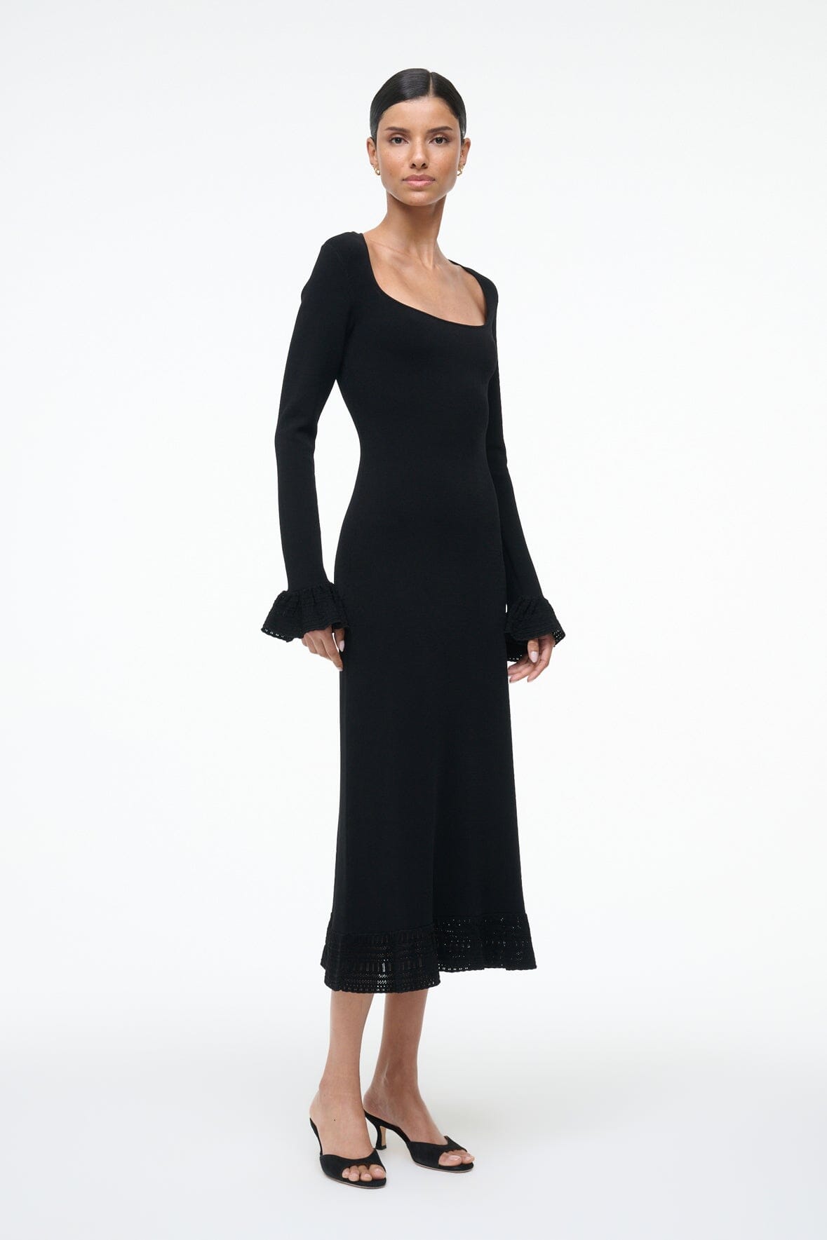 Shelley Dress Black | STAUD Quality