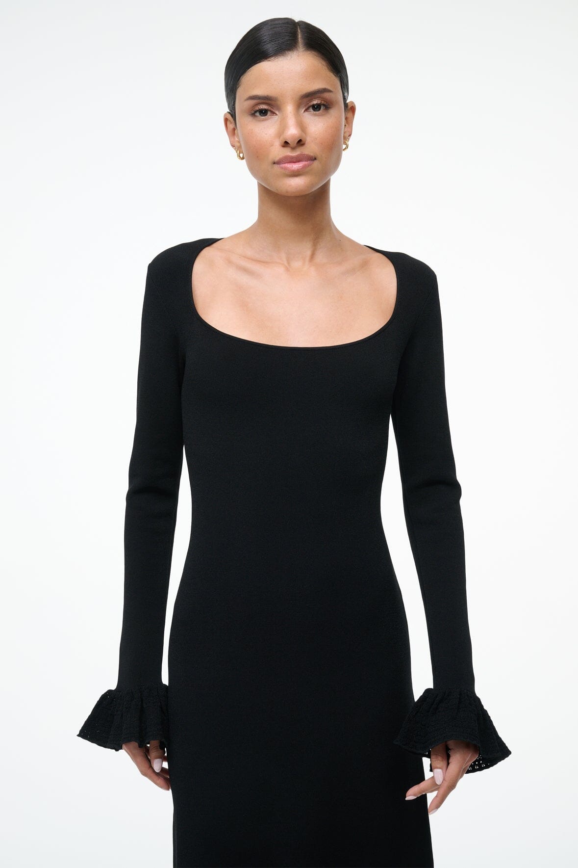 Shelley Dress Black | STAUD Quality
