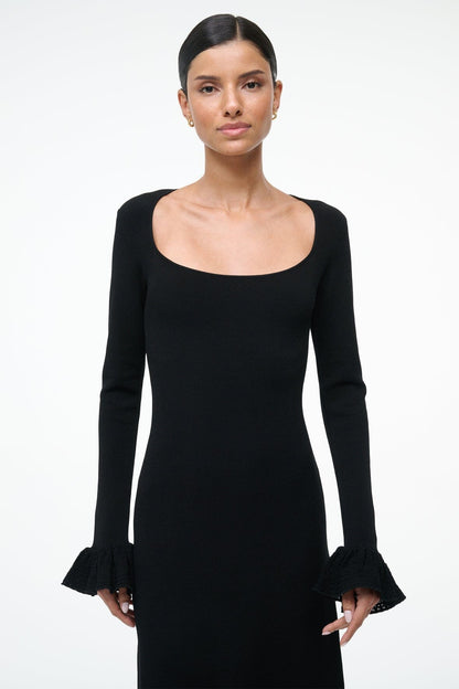 Shelley Dress Black | STAUD Quality