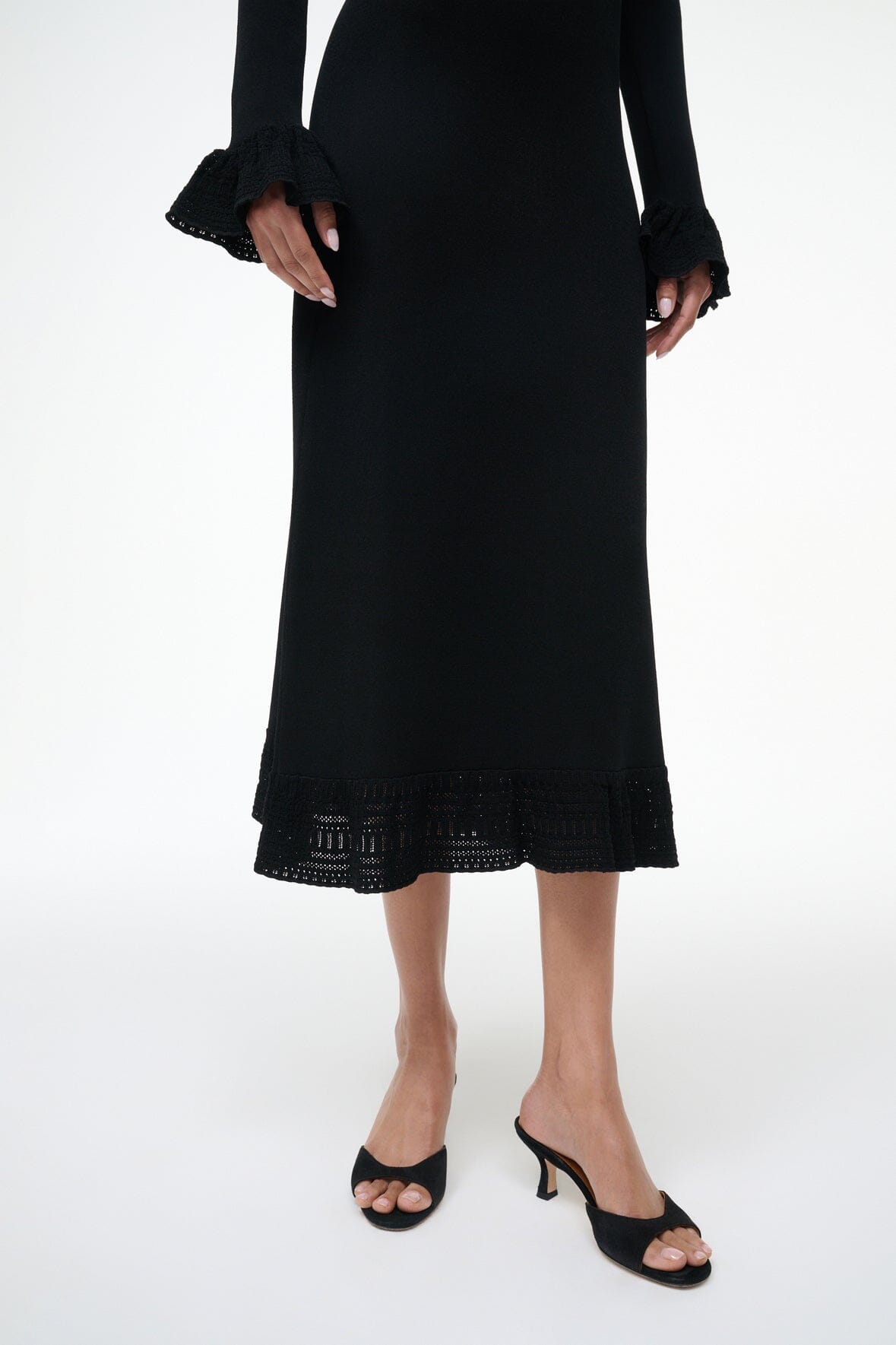 Shelley Dress Black | STAUD Quality