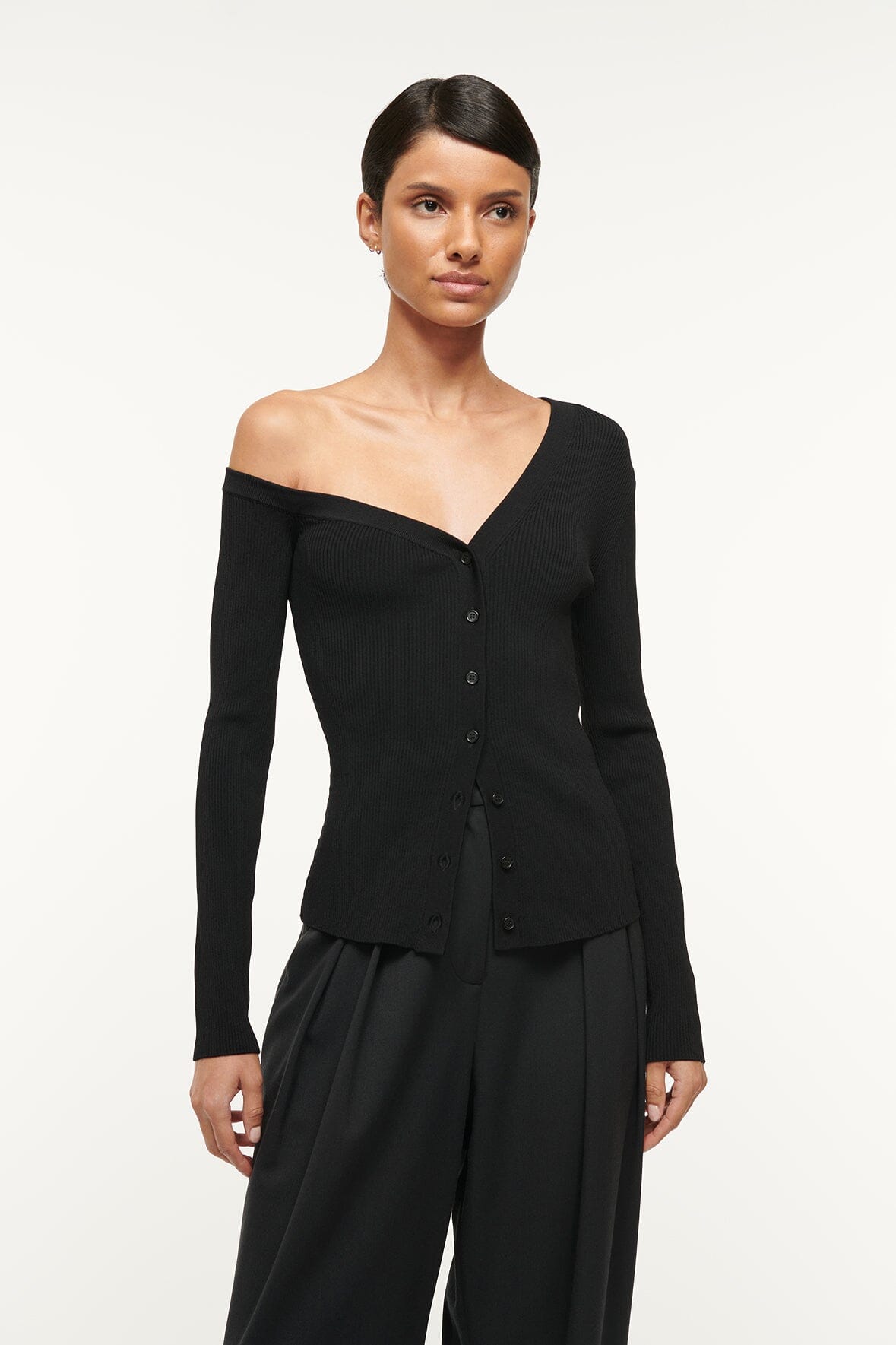 Craftsman Sweater Black | STAUD Latest