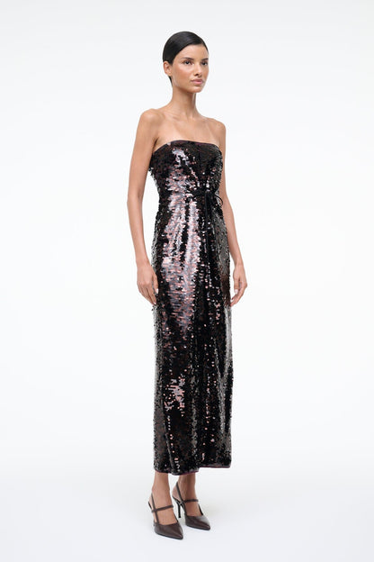Cece Dress Espresso Black | STAUD Trending