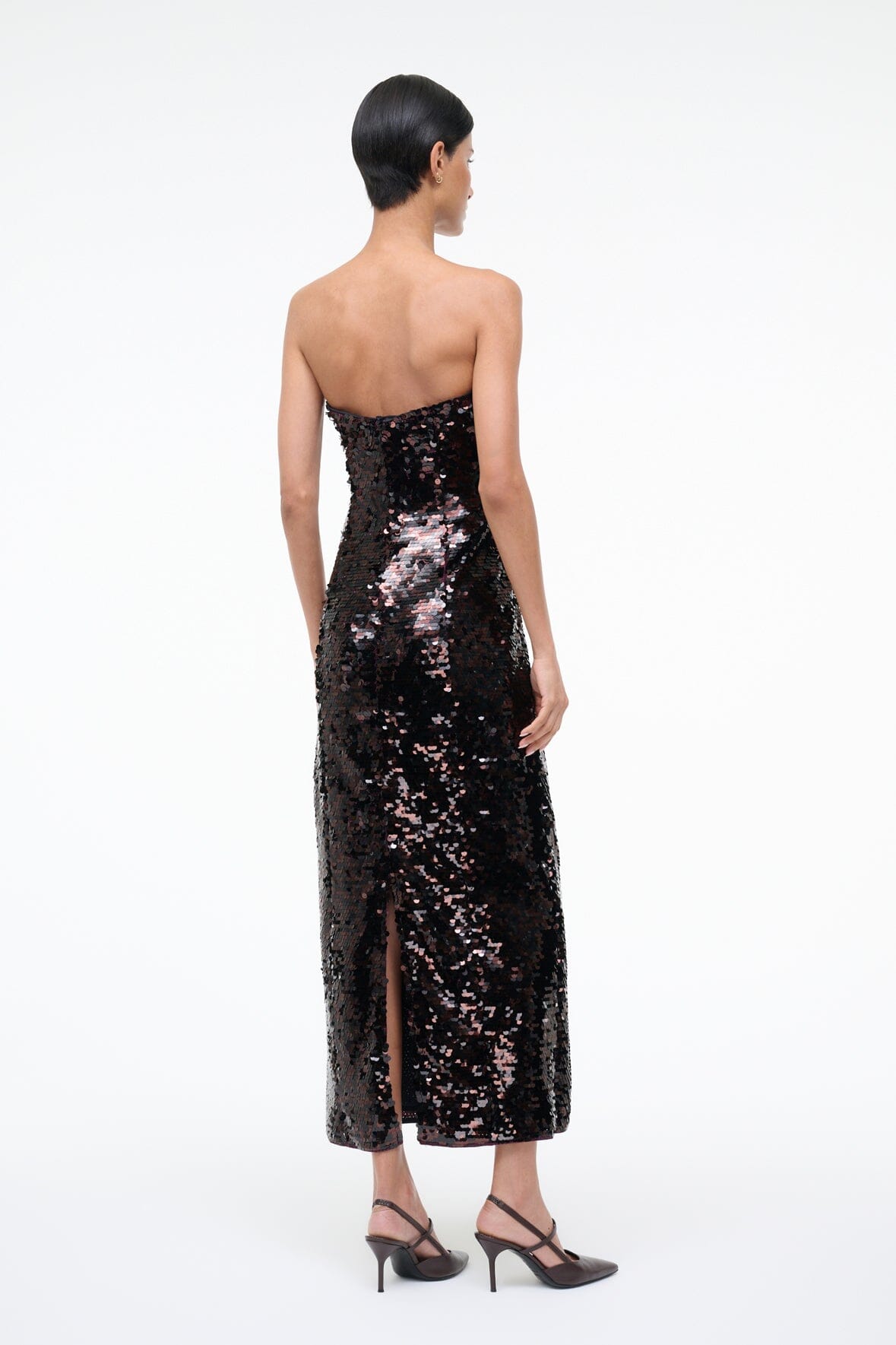 Cece Dress Espresso Black | STAUD Trending