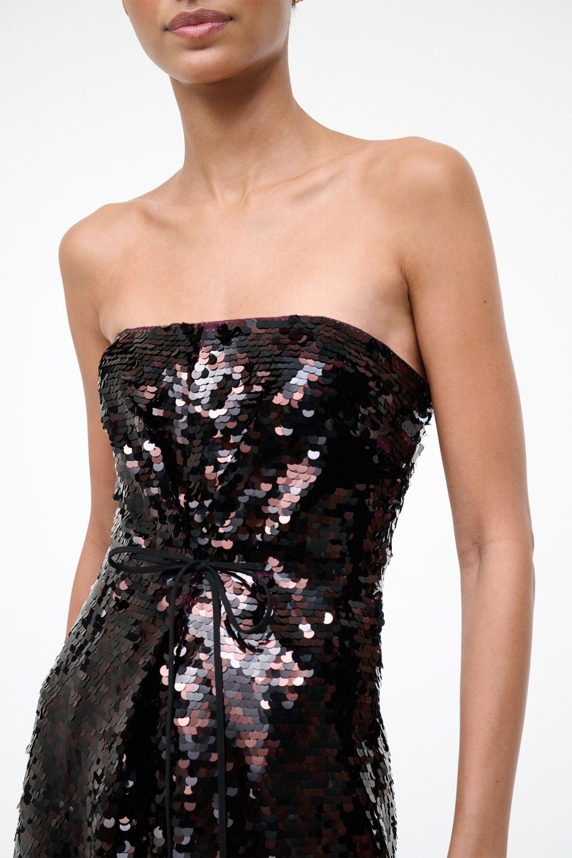 Cece Dress Espresso Black | STAUD Trending