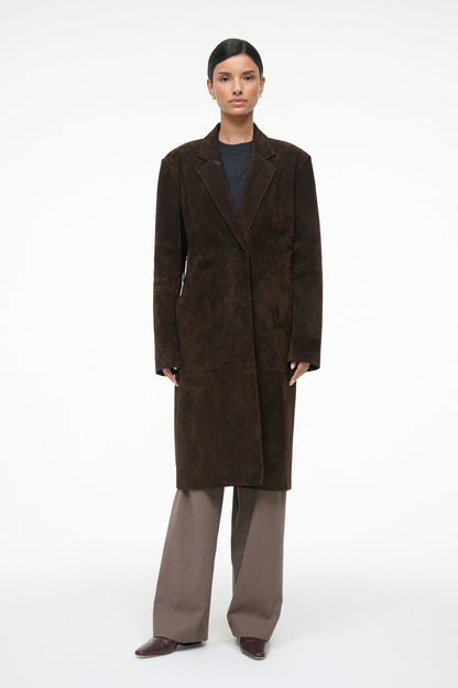 Sabine Suede Jacket Espresso | STAUD Trusted