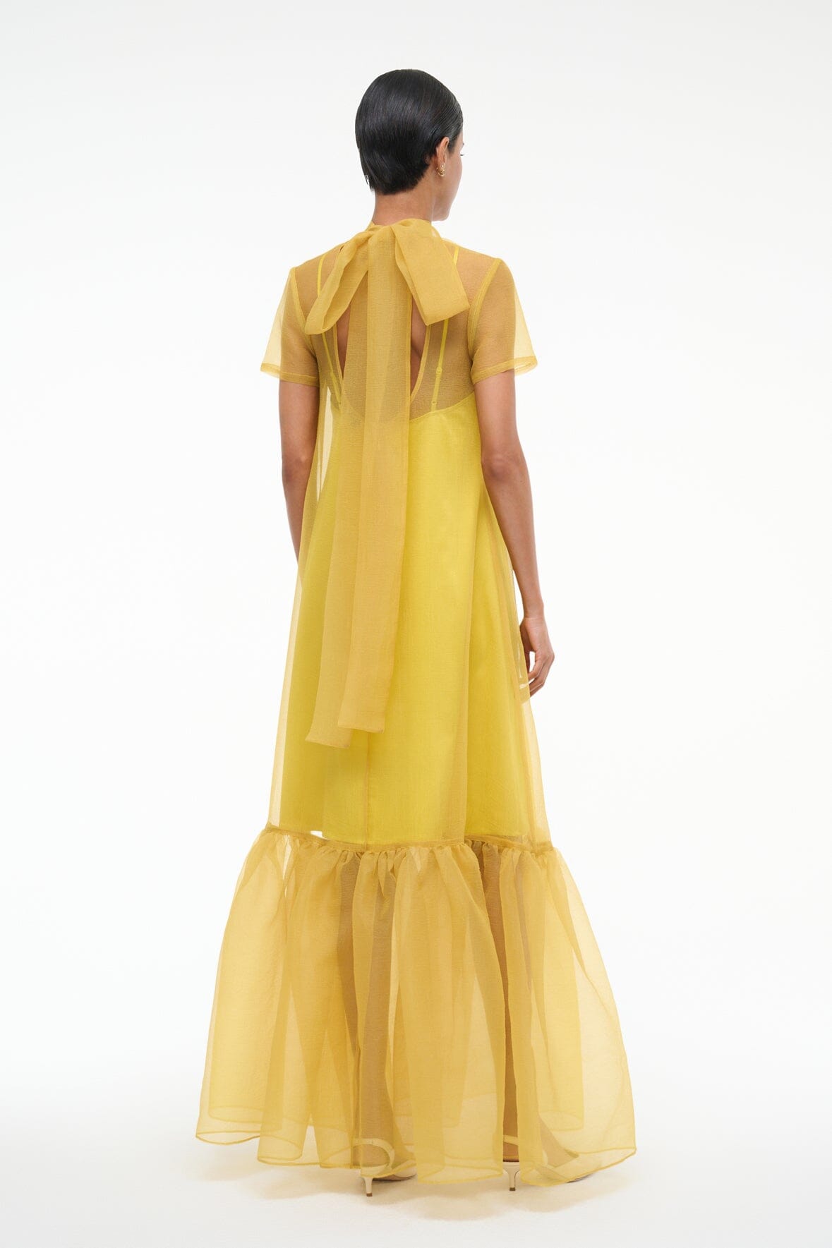 Calluna Dress Chartreuse | STAUD Hot Sale
