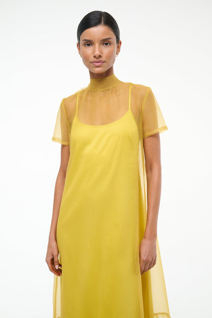 Calluna Dress Chartreuse | STAUD Hot Sale