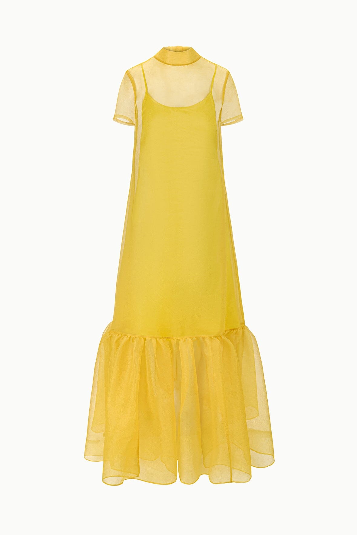 Calluna Dress Chartreuse | STAUD Hot Sale