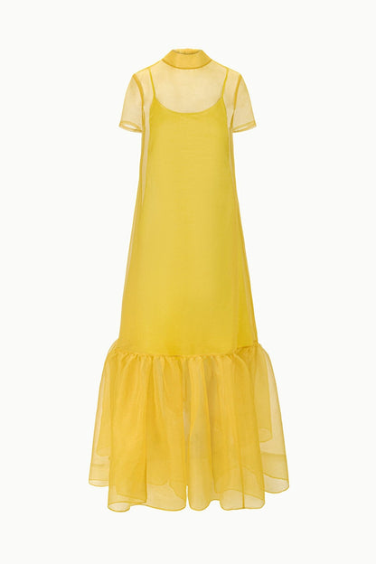 Calluna Dress Chartreuse | STAUD Hot Sale