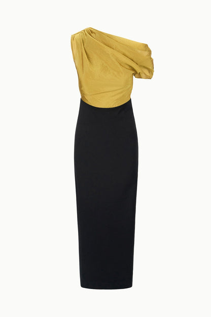 Topaz Dress Chartreuse/Black | STAUD Customer Favorite