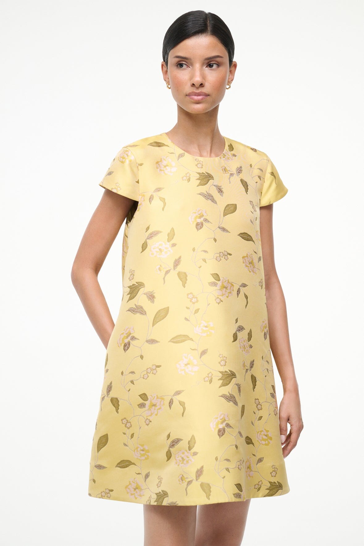 Mia Dress Wildflowers | STAUD Quality