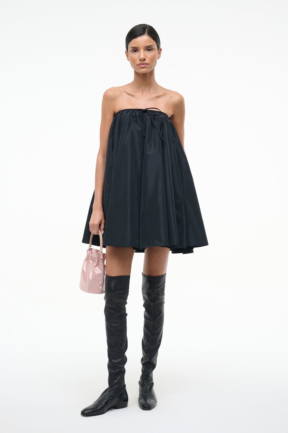 Sofia Dress Black | STAUD Discount
