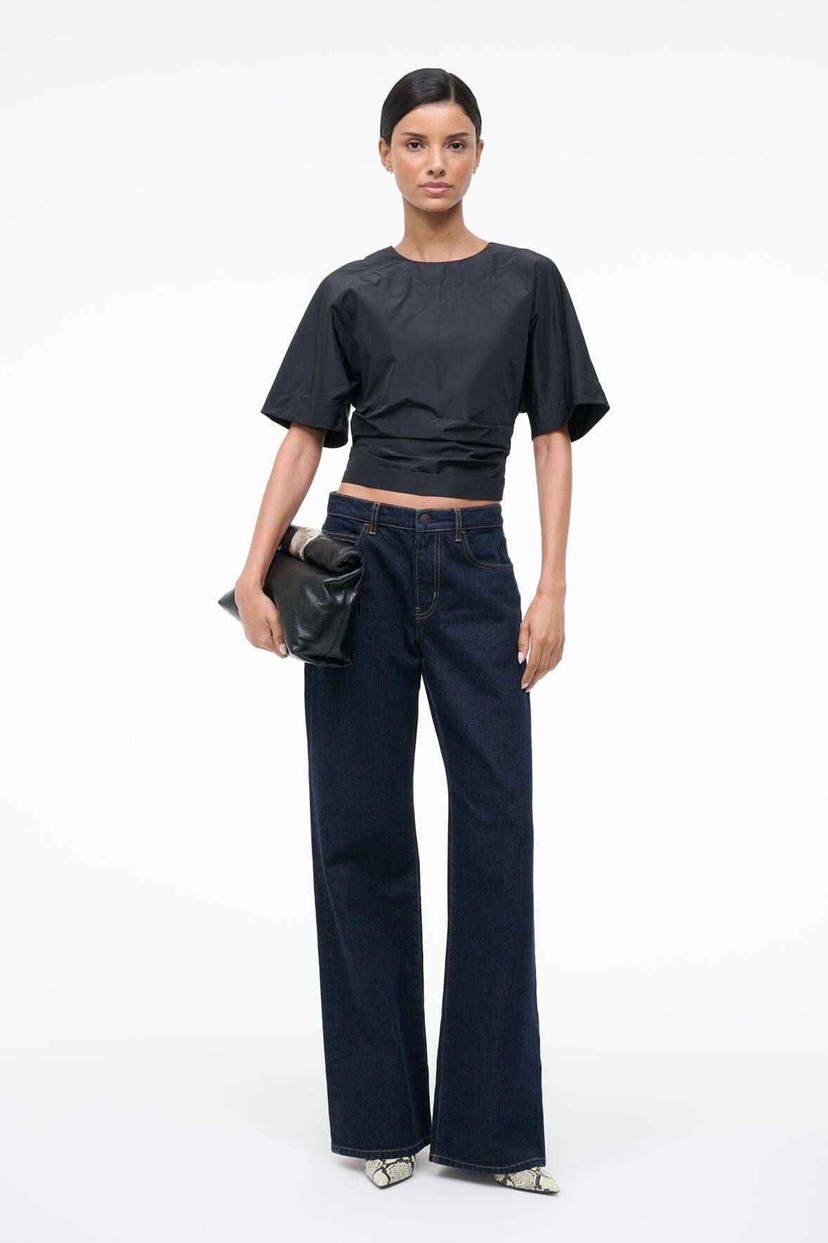 Michelina Top Black | STAUD Featured