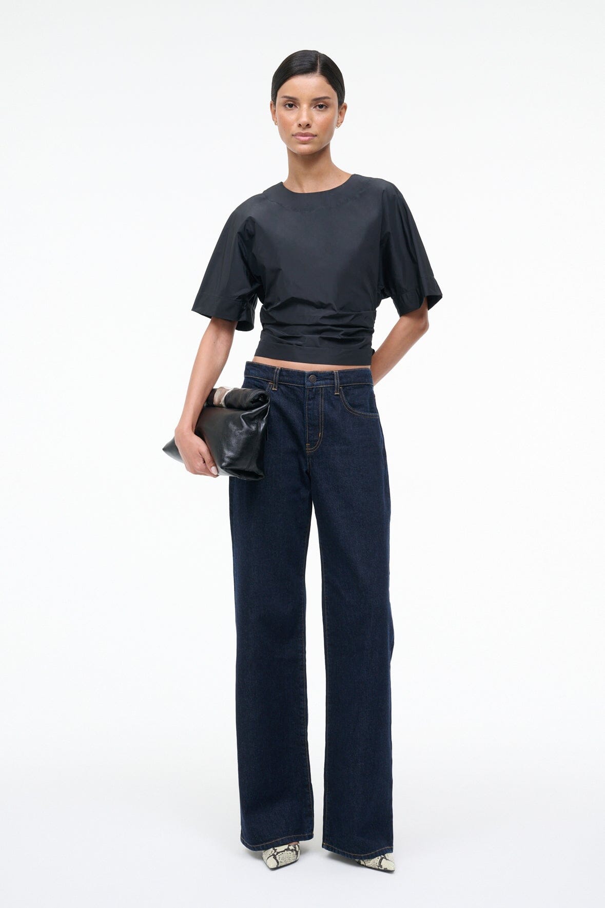 Michelina Top Black | STAUD Featured
