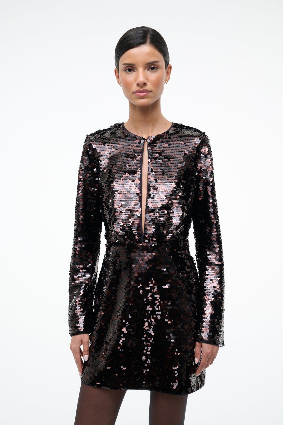 Fifi Dress Espresso Black | STAUD Hot Sale