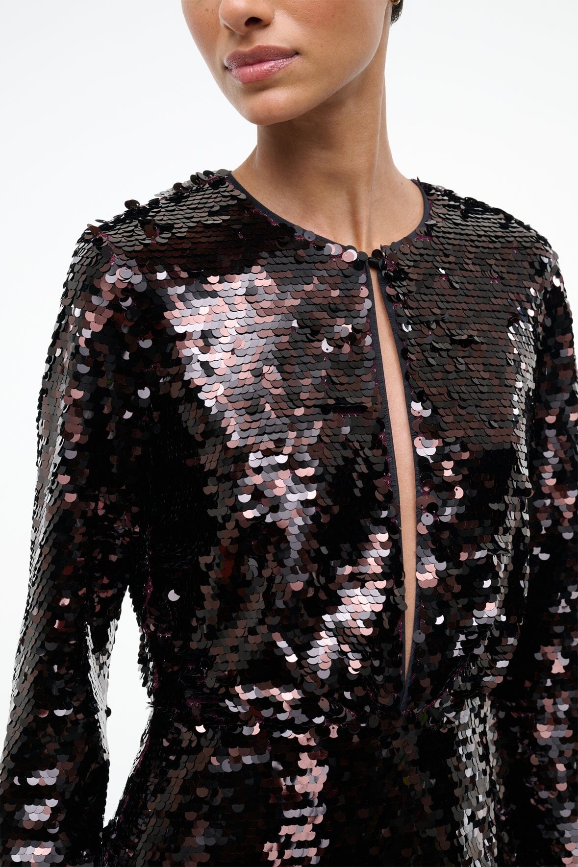 Fifi Dress Espresso Black | STAUD Hot Sale