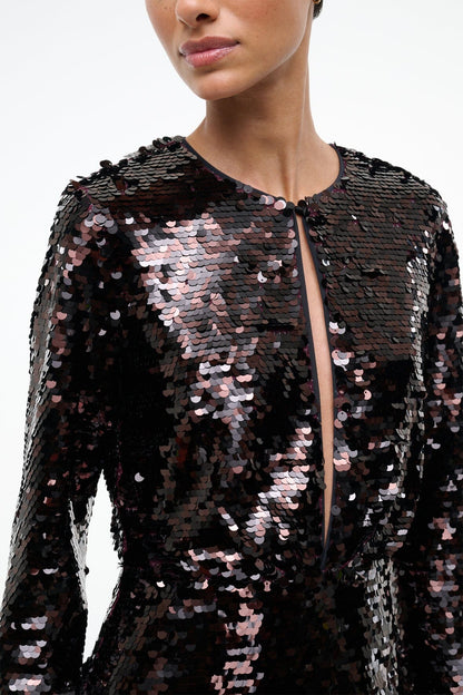 Fifi Dress Espresso Black | STAUD Hot Sale
