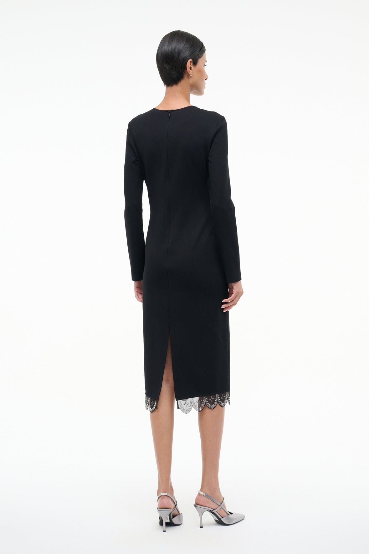Hunter Dress Black | STAUD Essential