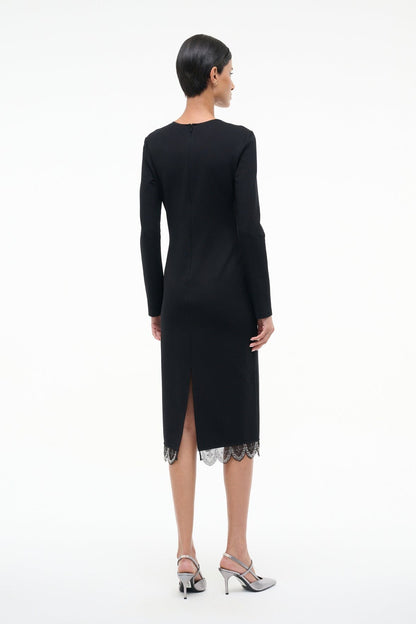 Hunter Dress Black | STAUD Essential