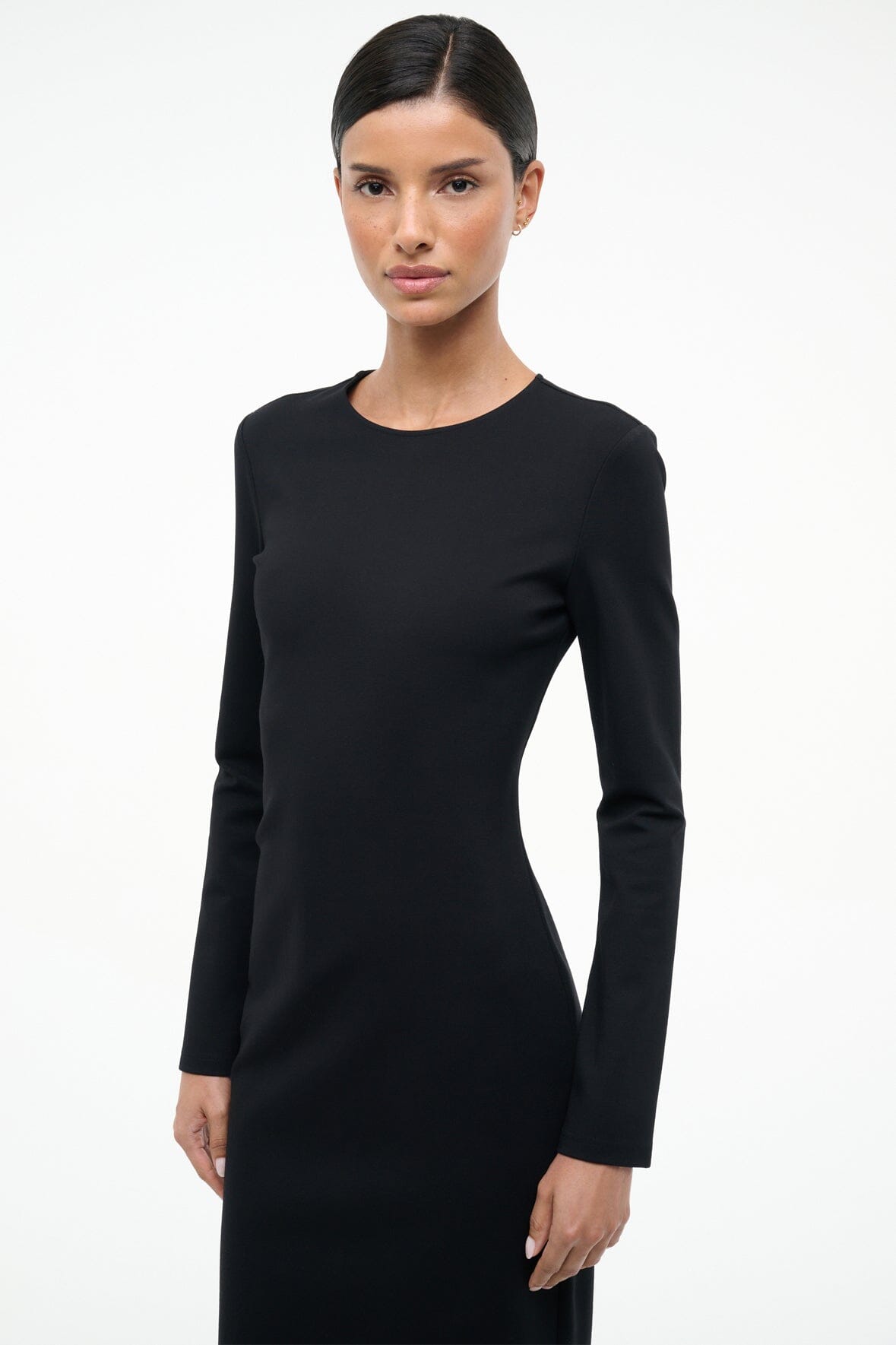 Hunter Dress Black | STAUD Essential