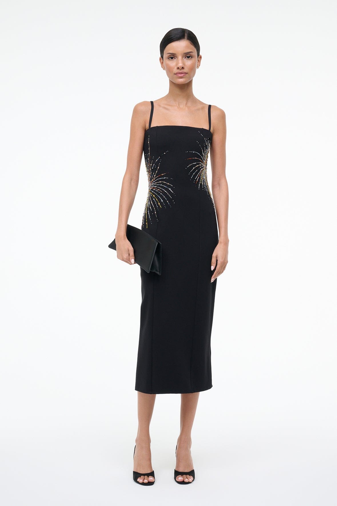 Britney Dress Firework | STAUD Essential