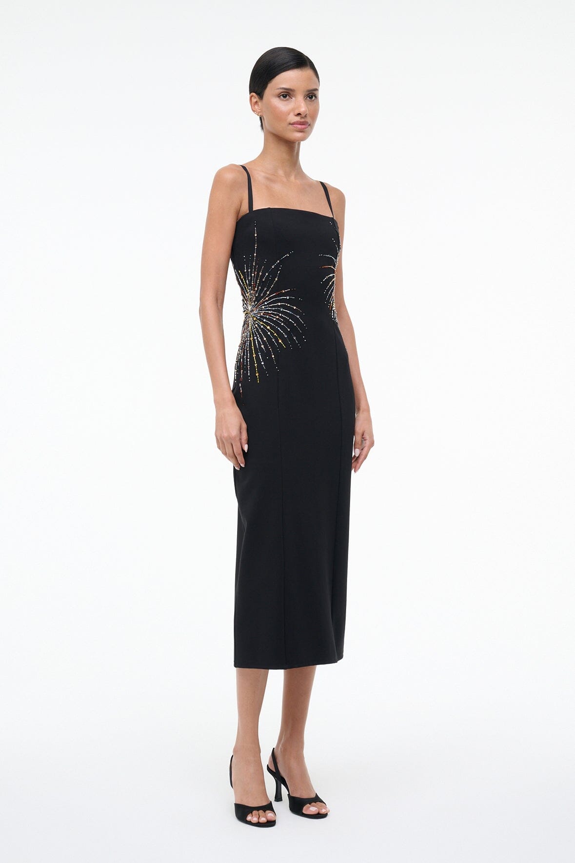 Britney Dress Firework | STAUD Essential
