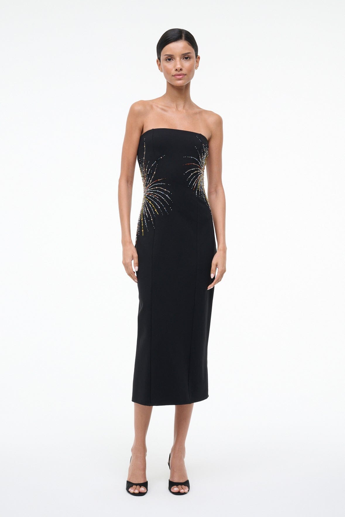 Britney Dress Firework | STAUD Essential