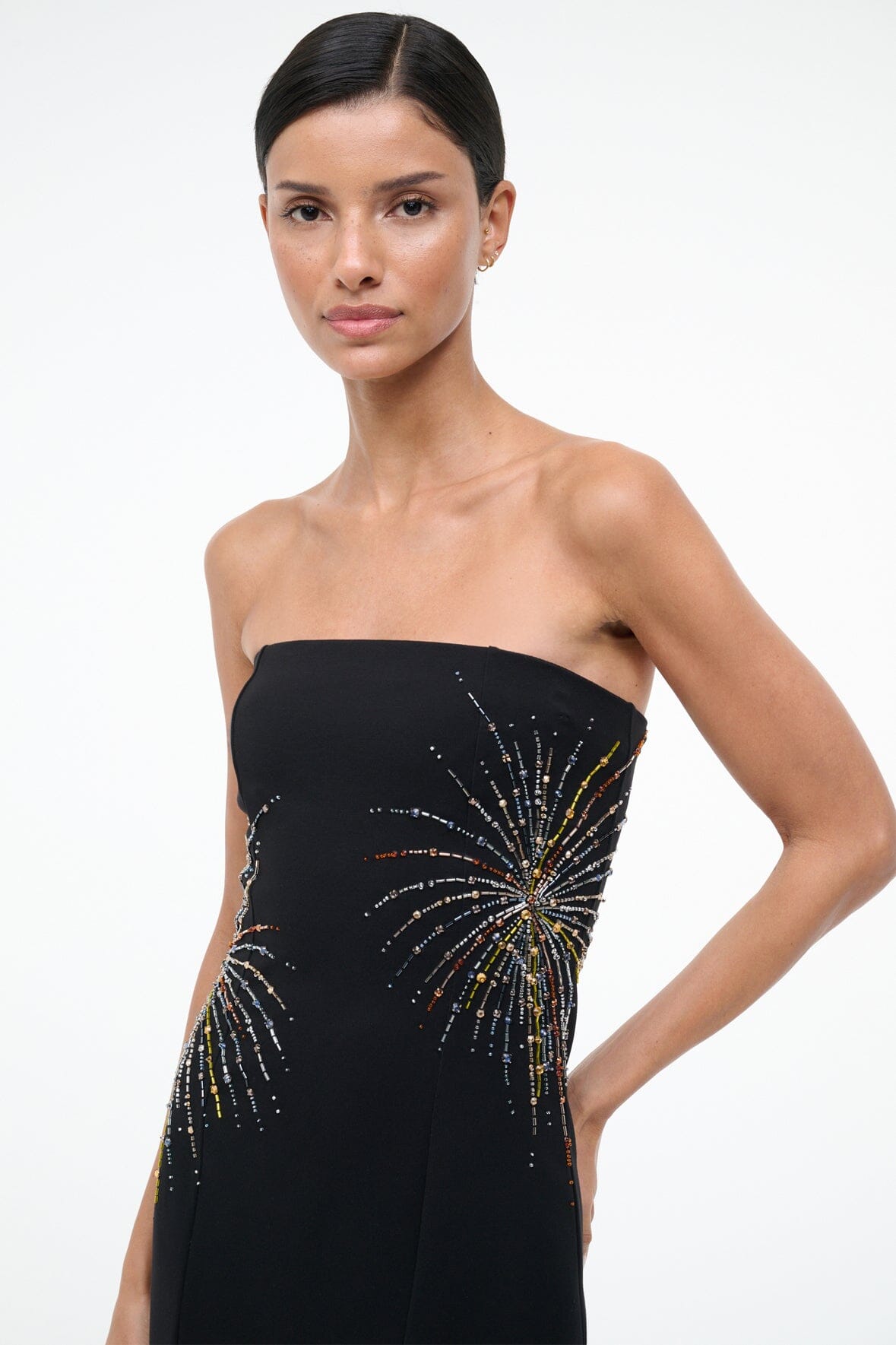 Britney Dress Firework | STAUD Essential