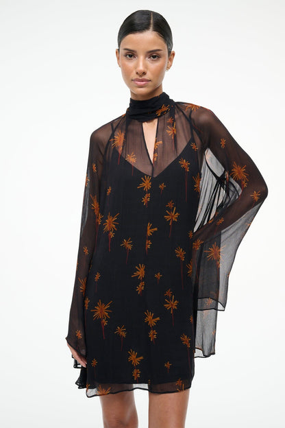 Esther Mini Dress Autumn Night | STAUD Everyday