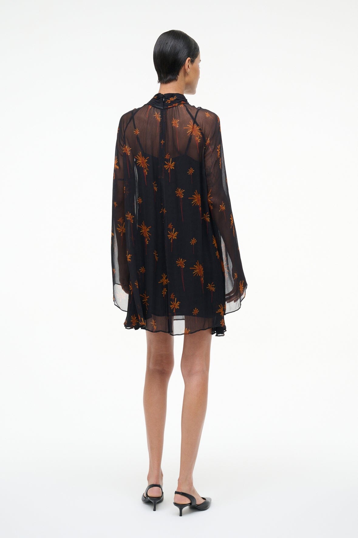 Esther Mini Dress Autumn Night | STAUD Everyday