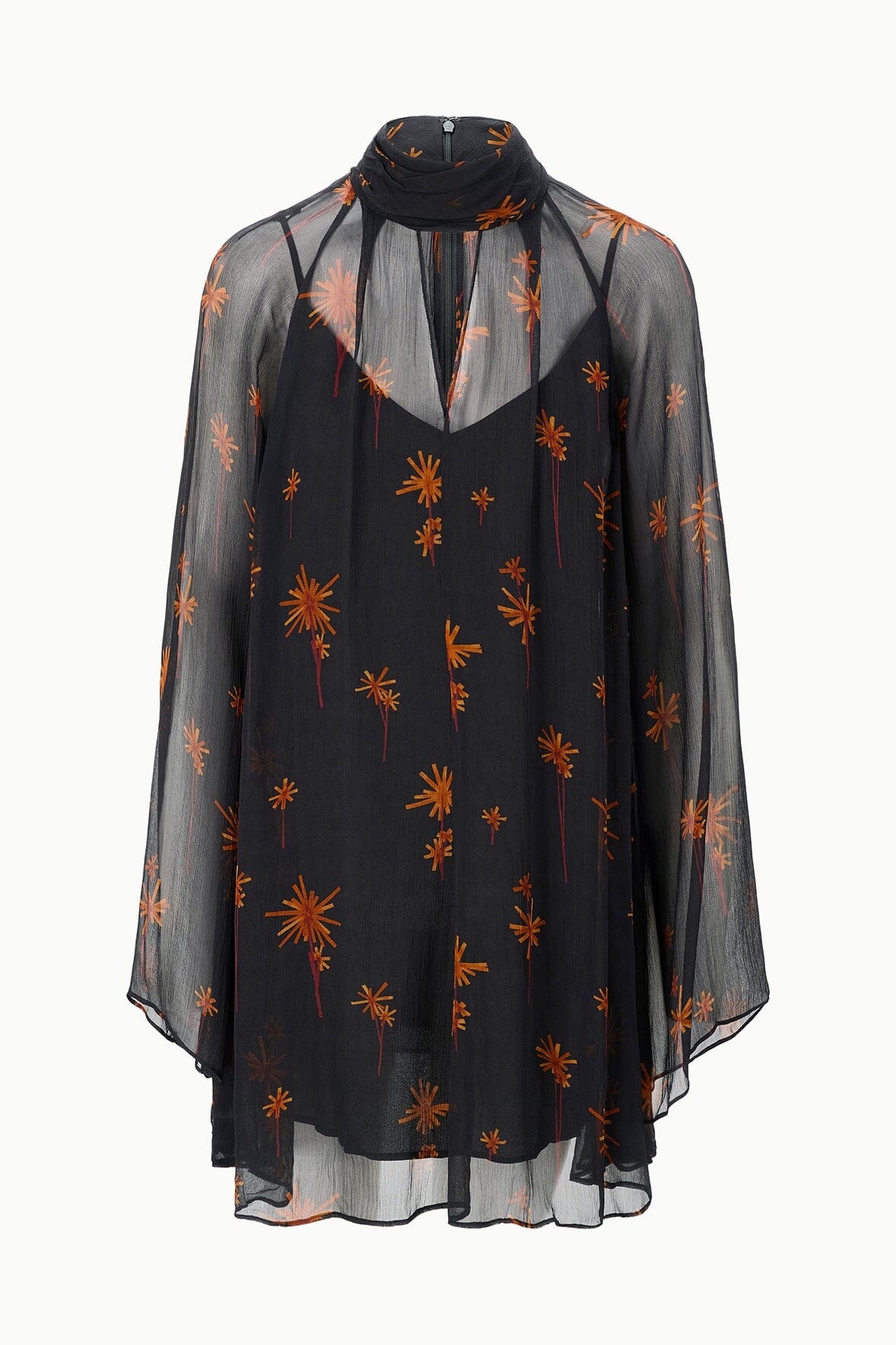 Esther Mini Dress Autumn Night | STAUD Everyday