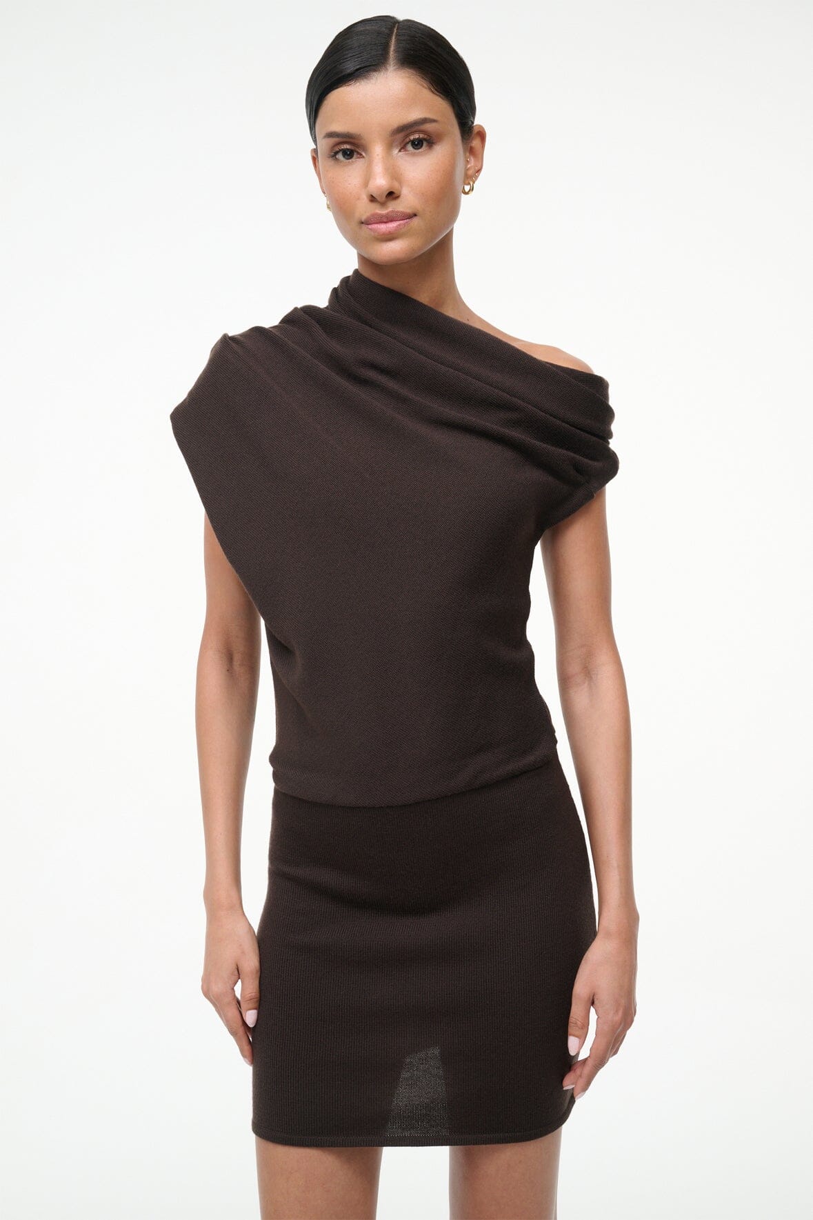 Mabel Mini Dress Earth | STAUD Deals