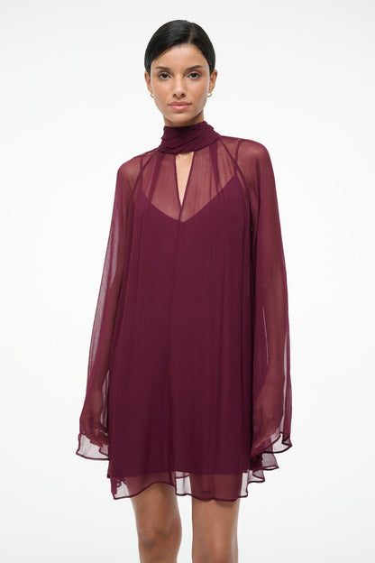 Esther Mini Dress Syrah | STAUD Essential