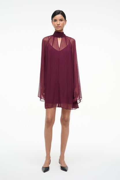 Esther Mini Dress Syrah | STAUD Essential