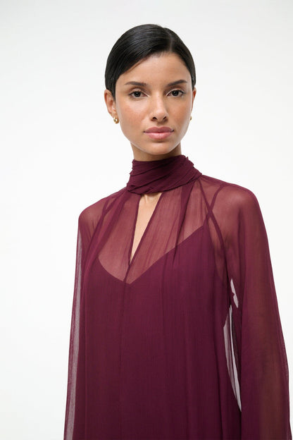 Esther Mini Dress Syrah | STAUD Essential