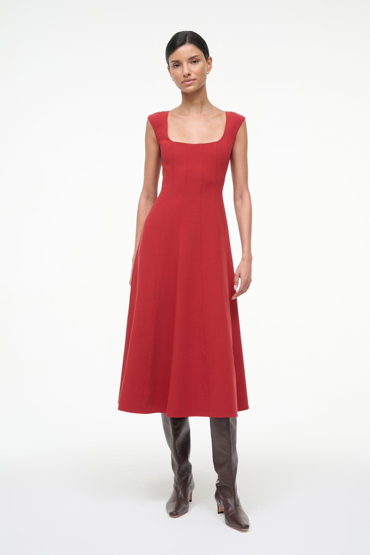 Charlotte Dress Rouge | STAUD Featured