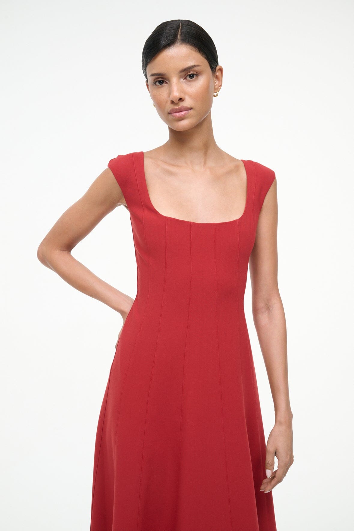 Charlotte Dress Rouge | STAUD Featured