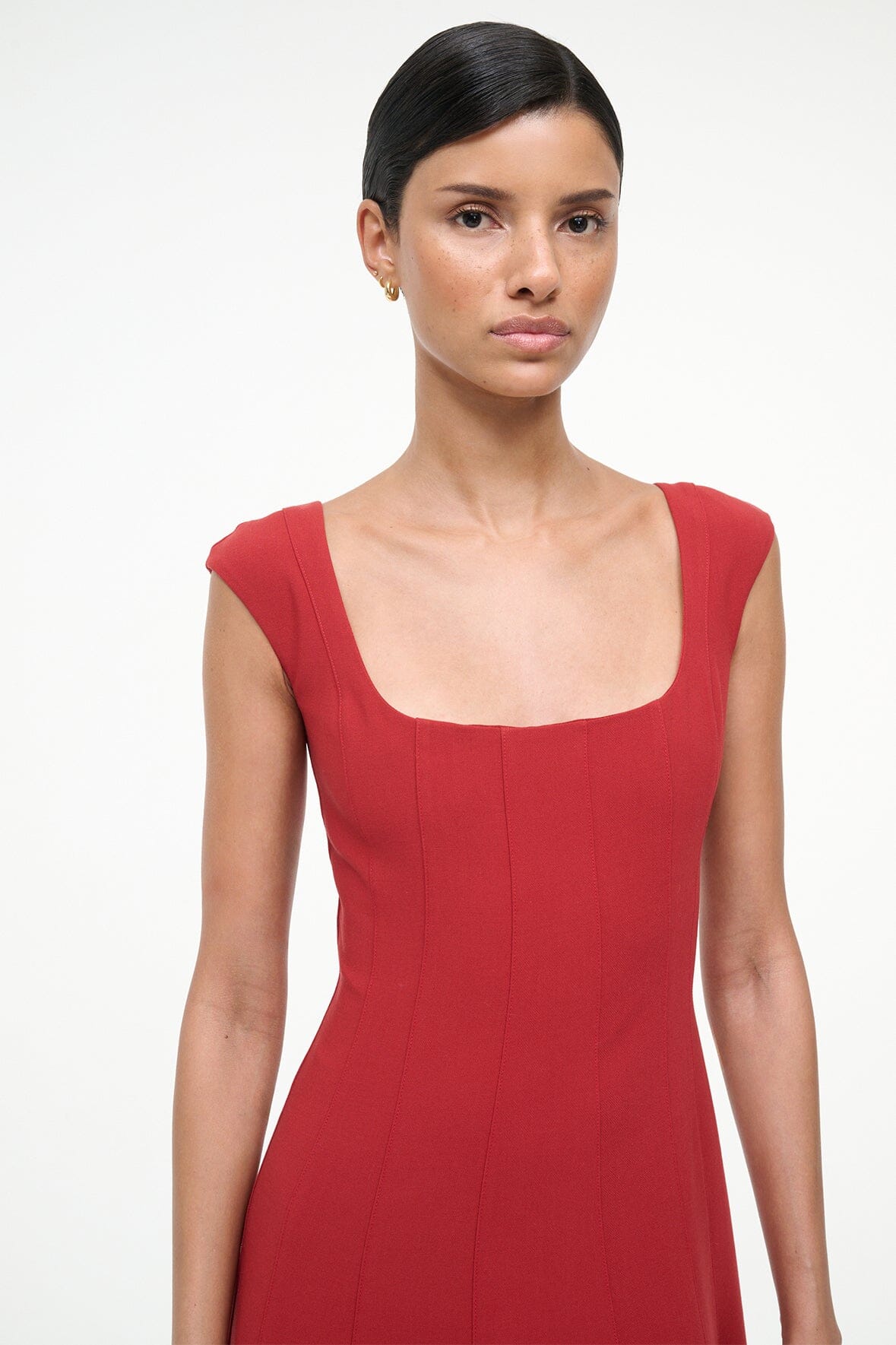 Charlotte Dress Rouge | STAUD Featured